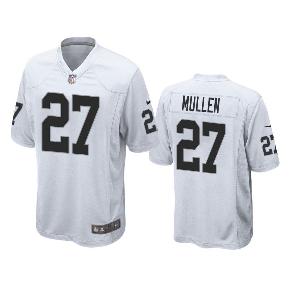 Oakland Raiders Trayvon Mullen 2019 Nfl Draft White Game Jersey