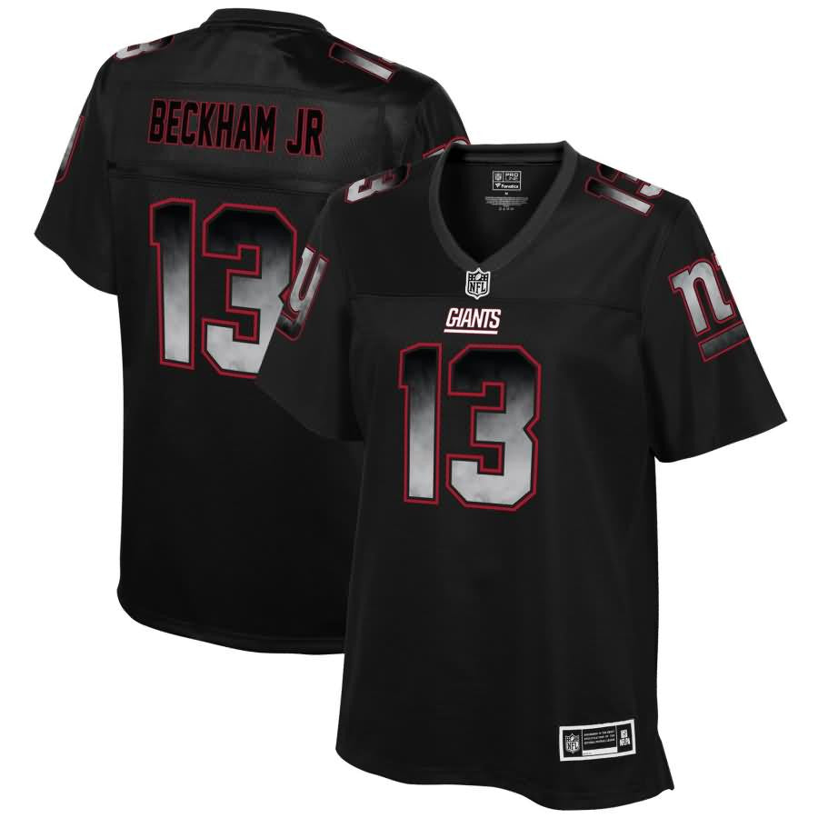 Odell Beckham Jr New York Giants Nfl Pro Line Womens Pro Line Smoke Fashion Jersey Black