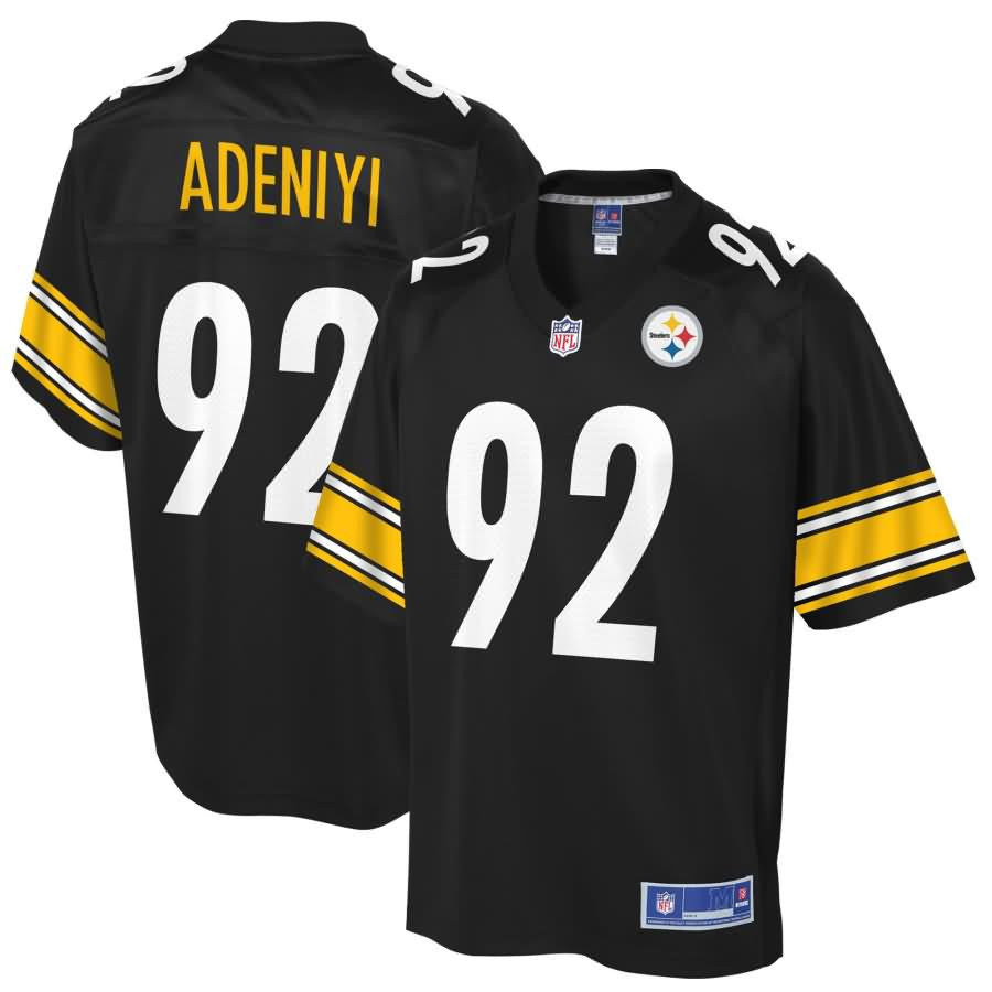 Olasunkanmi Adeniyi Pittsburgh Steelers Nfl Pro Line Player Jersey Black