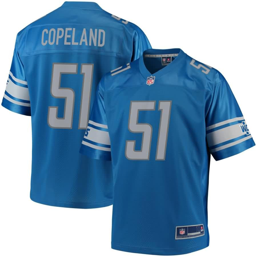 On Copeland Detroit Lions Nfl Pro Line Team Color Player Jersey Blue