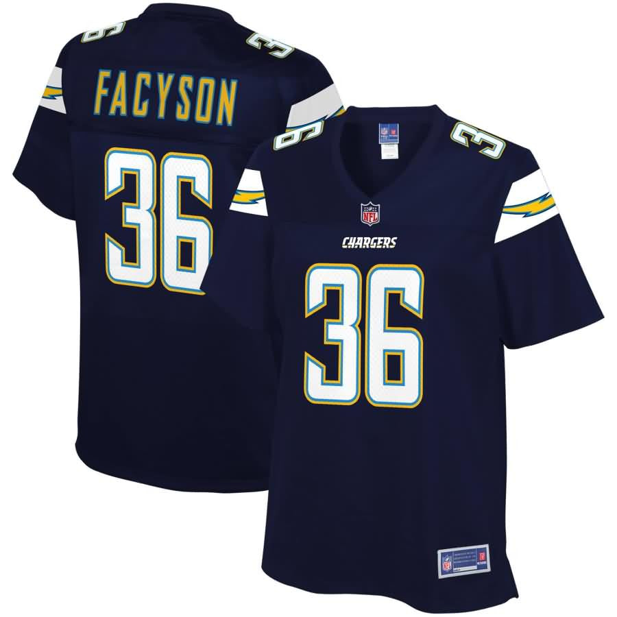 On Facyson Los Angeles Chargers Nfl Pro Line Womens Player Jersey Navy