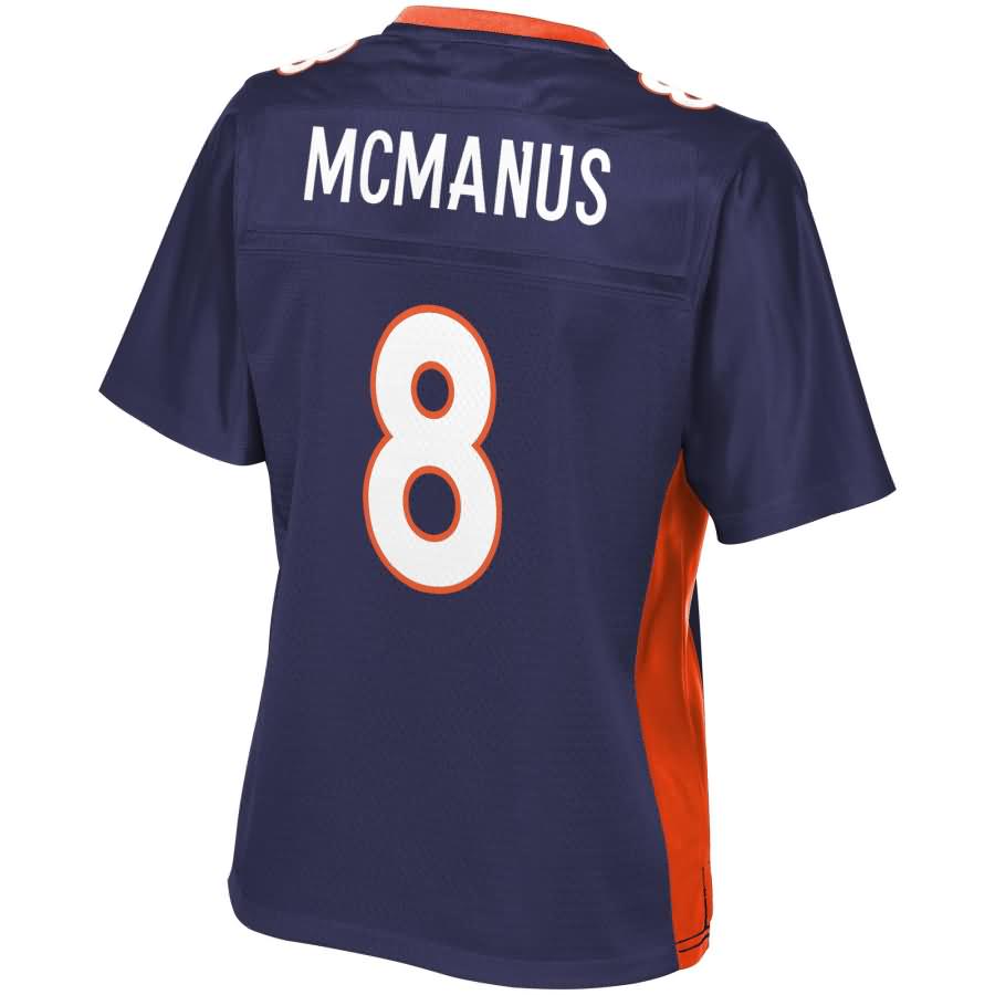 On Mcmanus Denver Broncos Nfl Pro Line Womens Alternate Player Jersey Navy