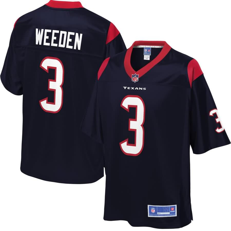 On Weeden Houston Texans Nfl Pro Line Youth Player Jersey Navy
