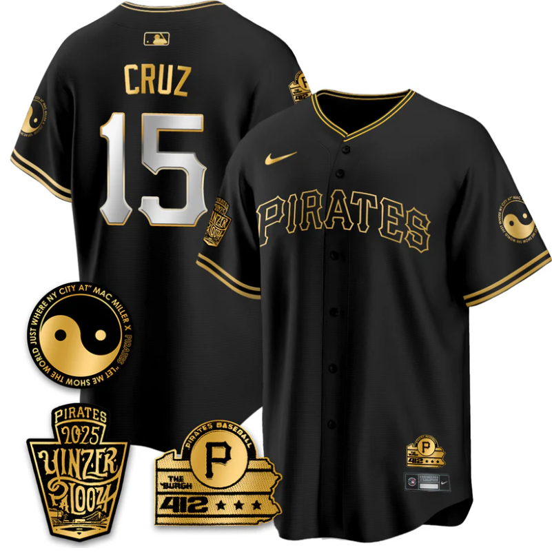 Oneil Cruz #15 Jersey Pittsburgh Pirates Yinzerpalooza 2025 Stitched