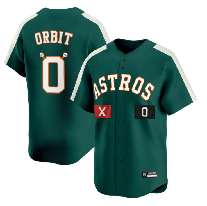 Orbit Jersey #0 Houston Astros Squid Game 2025 Vapor Limited Stitched