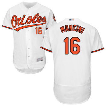 Orioles 16 Trey Mancini White Flexbase Authentic Collection Stitched Baseball Jersey