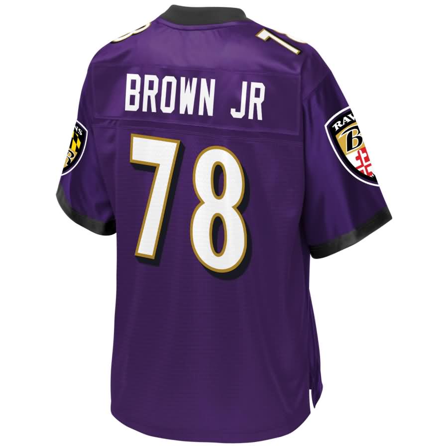 Orlando Brown Jr Baltimore Ravens Nfl Pro Line Player Jersey Purple