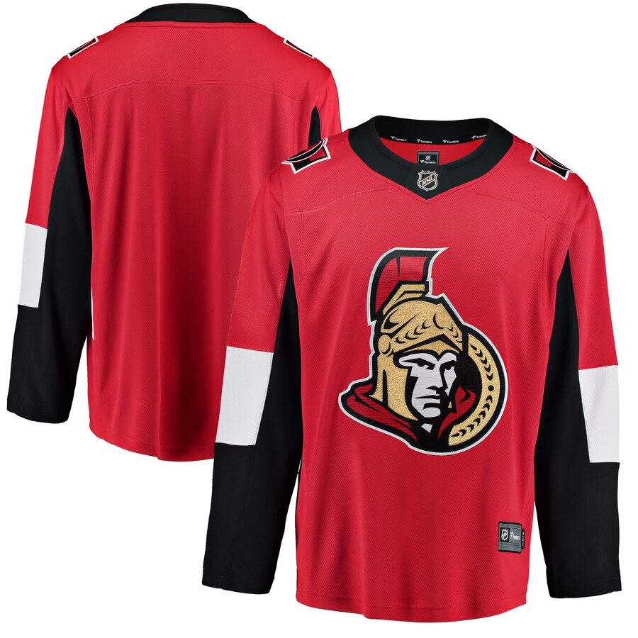 Ottawa Senators Fanatics Branded Youth Breakaway Home Jersey Red
