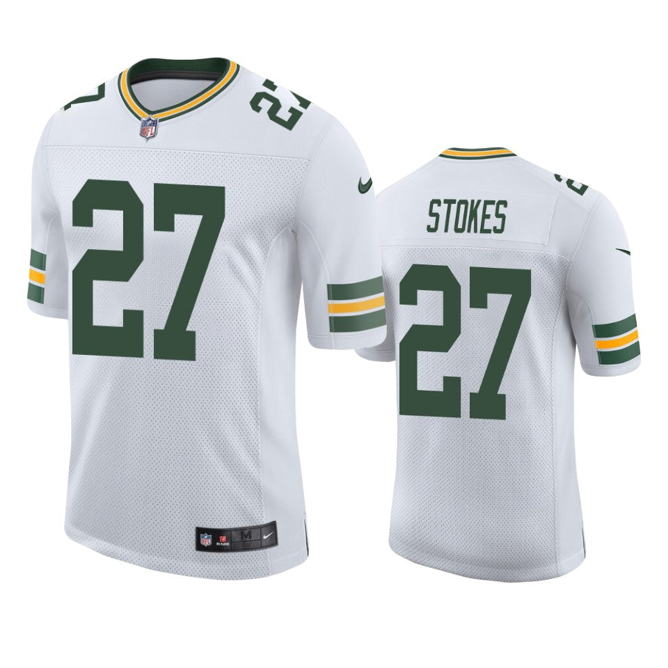 Packers Eric Stokes 2021 Nfl Draft White Vapor Limited Jersey
