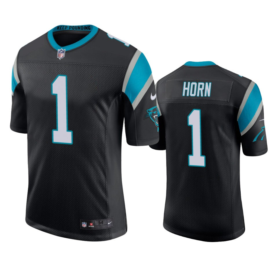 Panthers Jaycee Horn 2021 Nfl Draft Black Vapor Limited Jersey