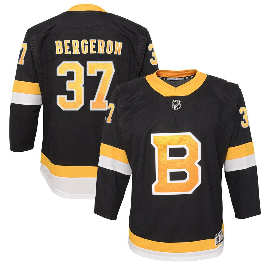 Patrice Bergeron Boston Bruins Youth Alternate Premier Player Jersey Black
