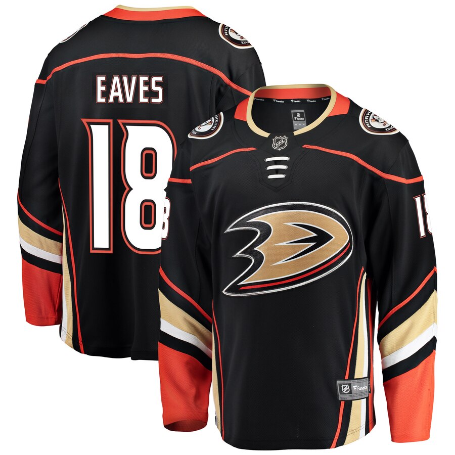 Patrick Eaves Anaheim Ducks Fanatics Branded Breakaway Player Jersey Black