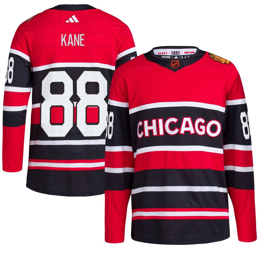 Patrick Kane Chicago Blackhawks Adidas Reverse Retro 20 Player Jersey Red