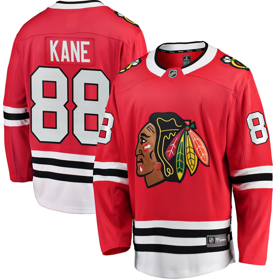 Patrick Kane Chicago Blackhawks Fanatics Branded Breakaway Player Jersey Red