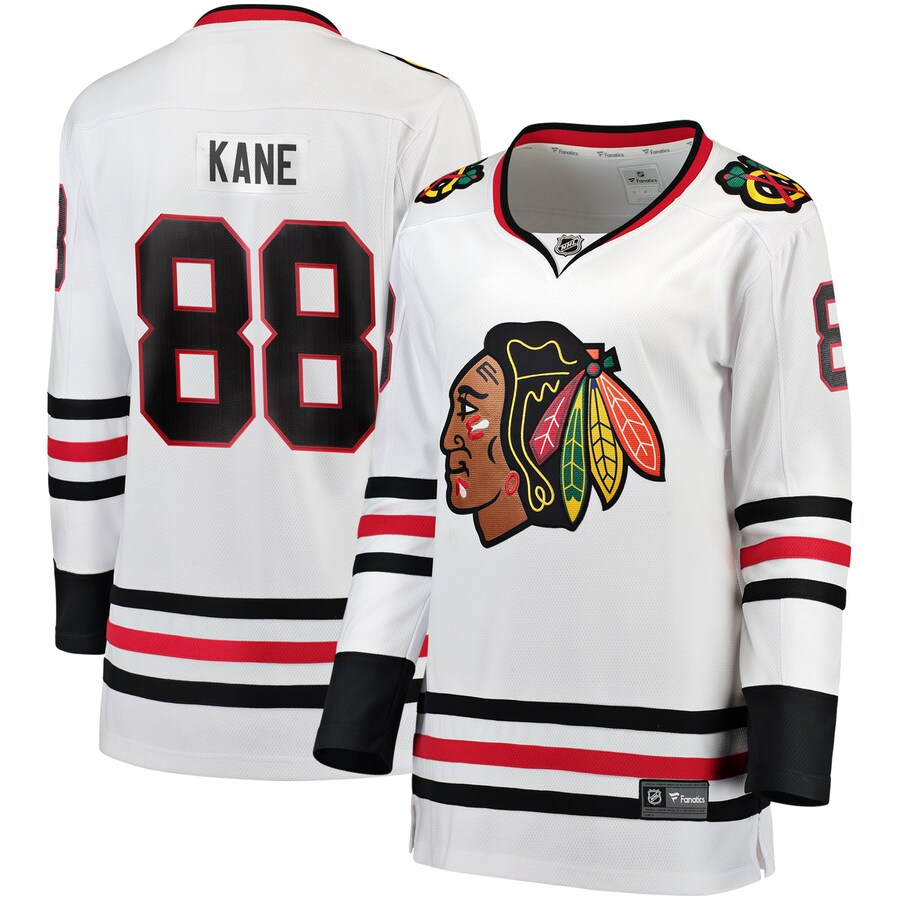 Patrick Kane Chicago Blackhawks Fanatics Branded Womens Breakaway Player Jersey White