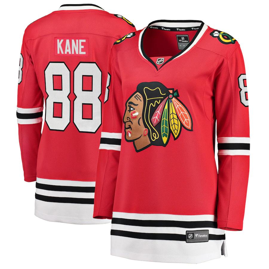 Patrick Kane Chicago Blackhawks Fanatics Branded Womens Home Breakaway Player Jersey Red