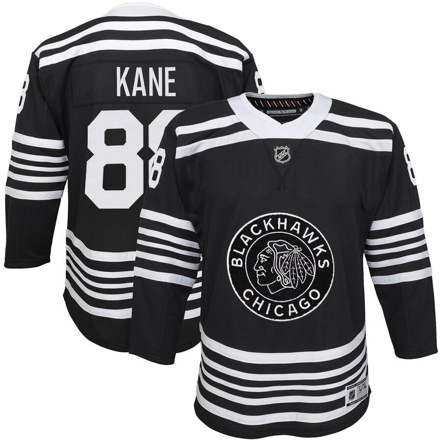 Patrick Kane Chicago Blackhawks Youth Alternate 201920 Premier Player Jersey Black