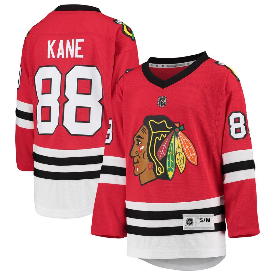 Patrick Kane Chicago Blackhawks Youth Home Replica Player Jersey Red