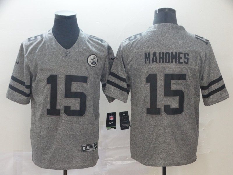 Patrick Mahomes Ii 15 Kansas City Chiefs 2020 Nfl Gray Jersey Jersey