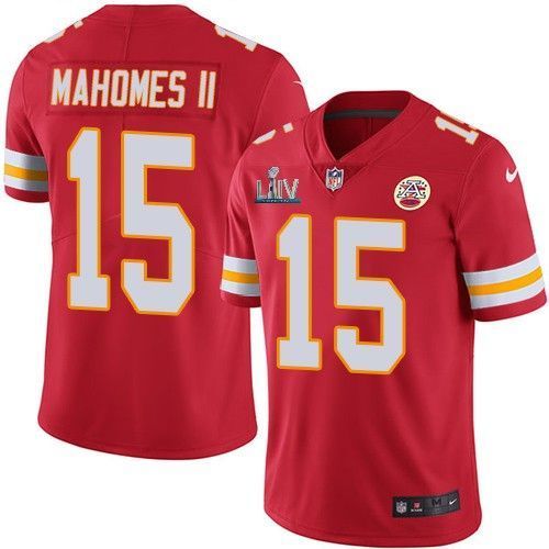 Patrick Mahomes Ii 15 Kansas City Chiefs 2020 Nfl Red Jersey Jersey