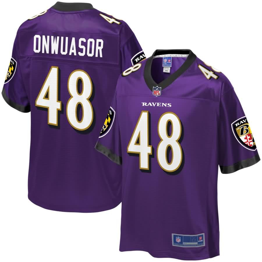 Patrick Onwuasor Baltimore Ravens Nfl Pro Line Team Color Player Jersey Purple