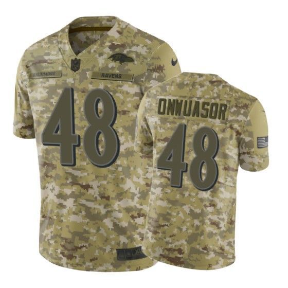 Patrick Onwuasor Jersey Nfl Camo Baltimore Ravens