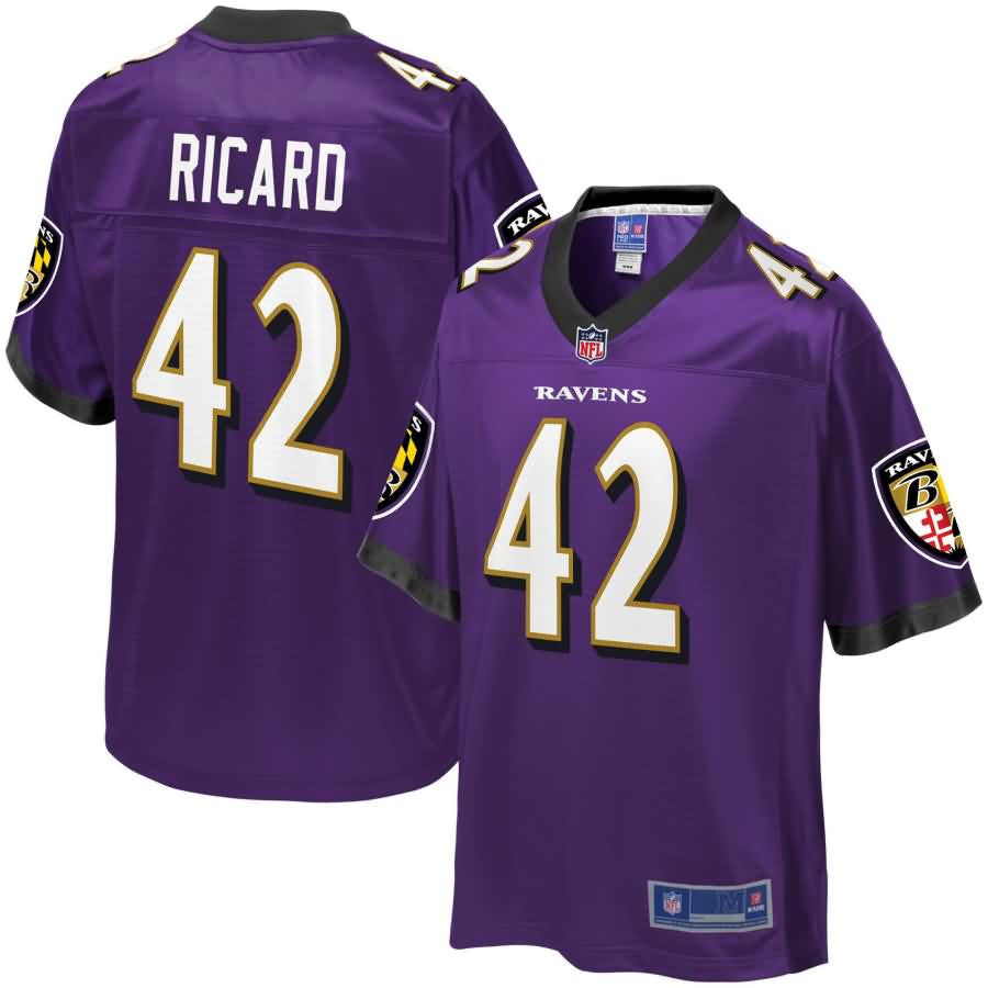 Patrick Ricard Baltimore Ravens Nfl Pro Line Team Color Player Jersey Purple