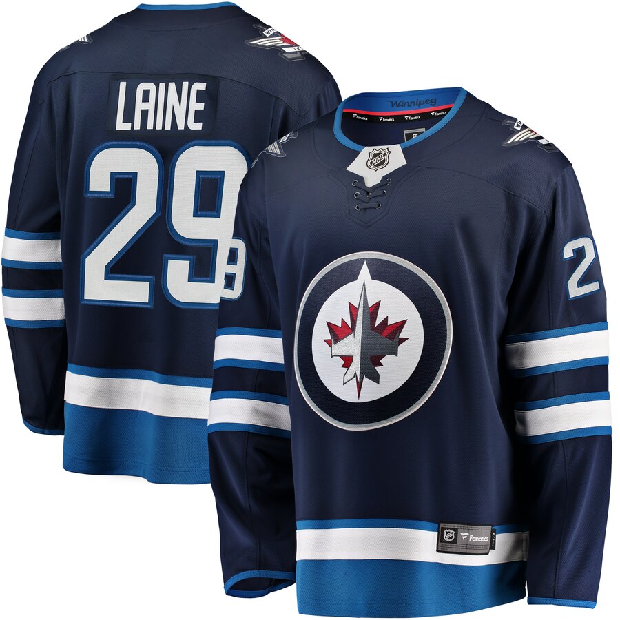 Patrik Laine Winnipeg Jets Fanatics Branded Breakaway Player Jersey Navy