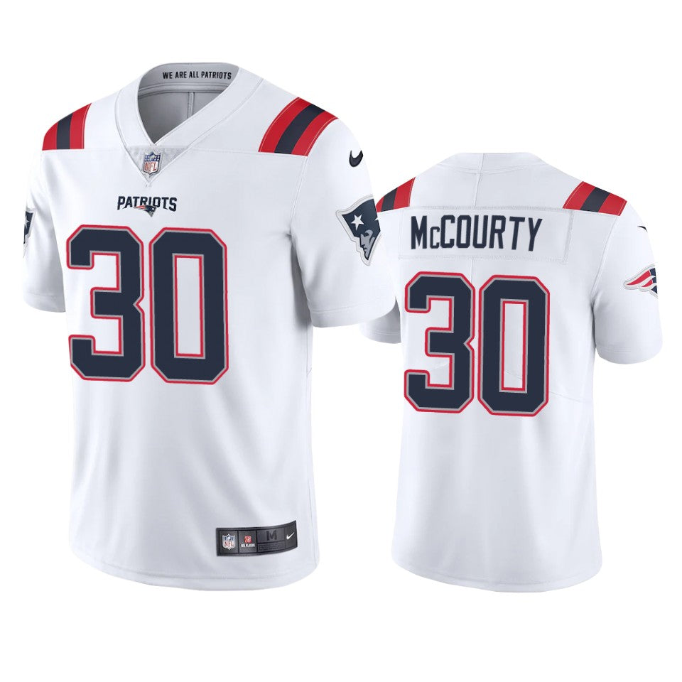 Patriots Jason Mccourty Vapor Limited White Jersey Mens