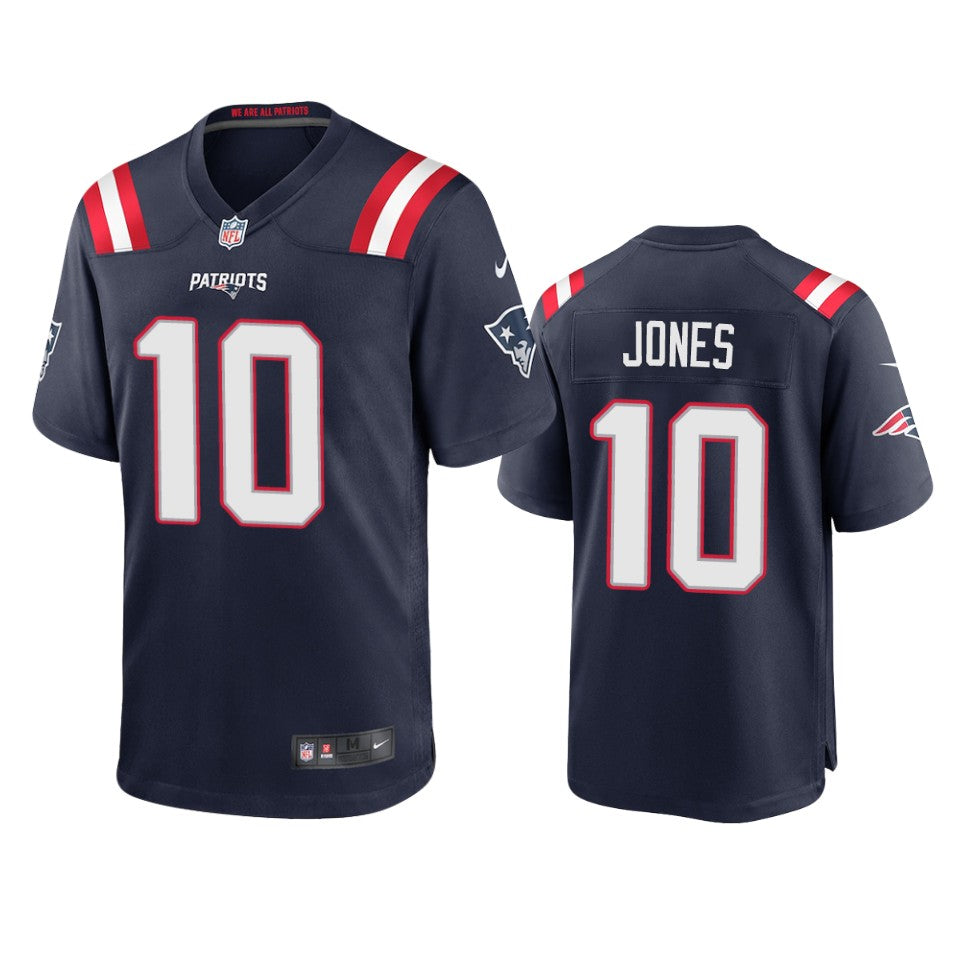 Patriots Mac Jones 2021 Nfl Draft Navy Game Jersey