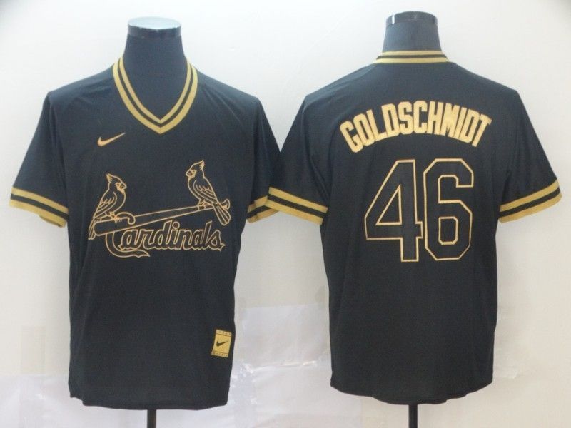 Paul Goldschmidt 46 St Louis Cardinals 2020 Mlb Black Jersey