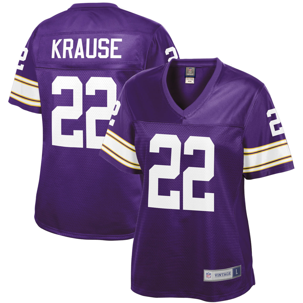 Paul Krause Minnesota Vikings Nfl Pro Line Womens Retired Player Jersey Purple