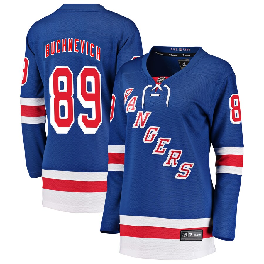Pavel Buchnevich New York Rangers Fanatics Branded Womens Breakaway Player Jersey Blue