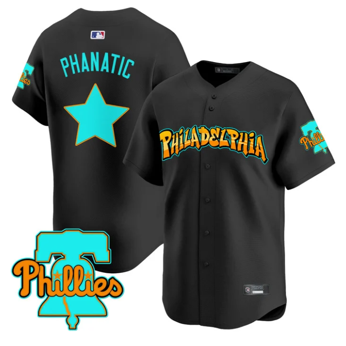 Phanatic Jersey Philadelphia Phillies Graffiti Broad Street Edition