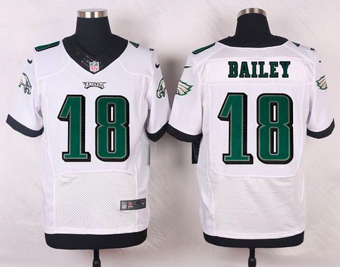 Philadelphia Eagles 18 Rasheed Bailey White Road Nfl Nike Elite Jersey