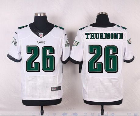 Philadelphia Eagles 26 Walter Thurmond White Road Nfl Nike Elite Jersey