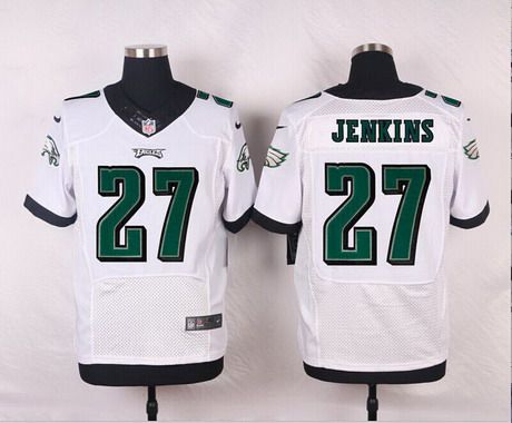 Philadelphia Eagles 27 Malcolm Jenkins White Road Nfl Nike Elite Jersey