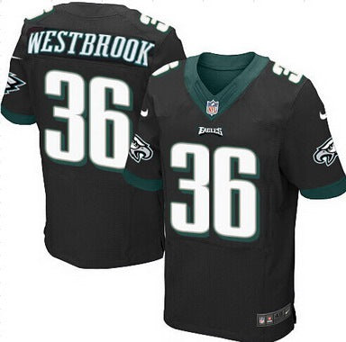 Philadelphia Eagles 36 Brian Westbrook Black Retired Player Nfl Nike Elite Jersey