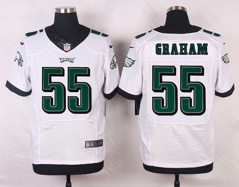 Philadelphia Eagles 55 Brandon Graham White Road Nfl Nike Elite Jersey