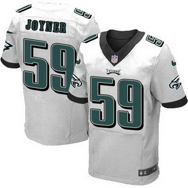 Philadelphia Eagles 59 Seth Joyner White Retired Player Nfl Nike Elite Jersey