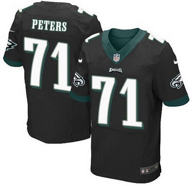 Philadelphia Eagles 71 Jason Peters Black Alternate Nfl Nike Elite Jersey