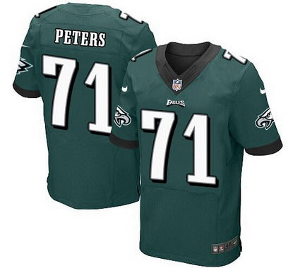 Philadelphia Eagles 71 Jason Peters Midnight Green Team Color Nfl Nike Elite Jersey