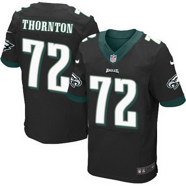 Philadelphia Eagles 72 Cedric Thornton Black Alternate Nfl Nike Elite Jersey