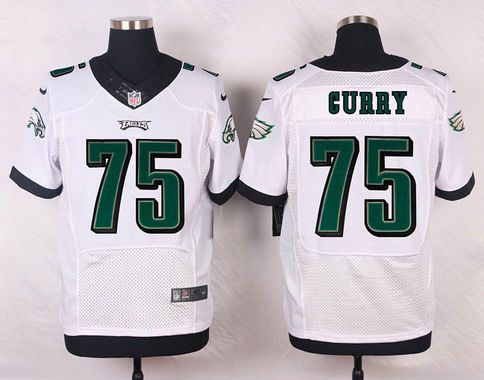 Philadelphia Eagles 75 Vinny Curry White Road Nfl Nike Elite Jersey