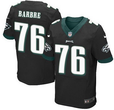 Philadelphia Eagles 76 Allen Barbre Black Alternate Nfl Nike Elite Jersey