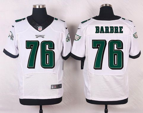Philadelphia Eagles 76 Allen Barbre White Road Nfl Nike Elite Jersey