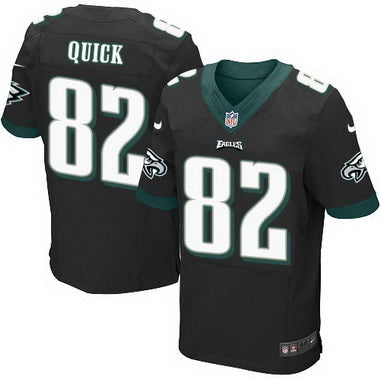 Philadelphia Eagles 82 Mike Quick Black Retired Player Nfl Nike Elite Jersey