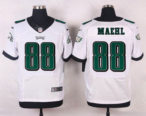 Philadelphia Eagles 88 Jeff Maehl White Road Nfl Nike Elite Jersey