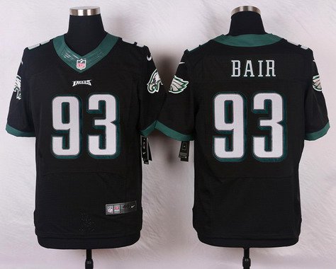 Philadelphia Eagles 93 Brandon Bair Black Alternate Nfl Nike Elite Jersey