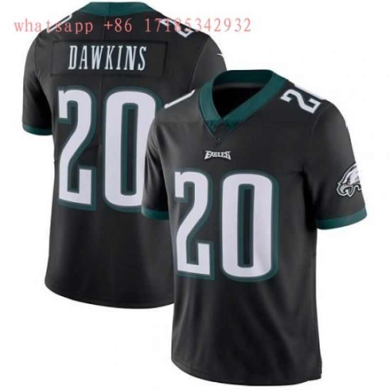Philadelphia Eagles Brian Dawkins 20 2020 Nfl Black Jersey Jersey